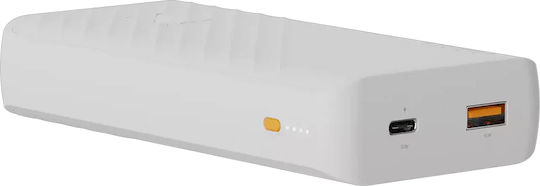 Xtorm Go2 Power Bank 20000mAh 15W με Θύρα USB-A και Θύρα USB-C Λευκό
