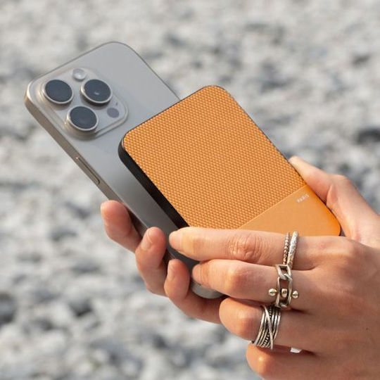 Native Union MagSafe Power Bank 5000mAh 15W με Θύρα USB-C Power Delivery Κίτρινο