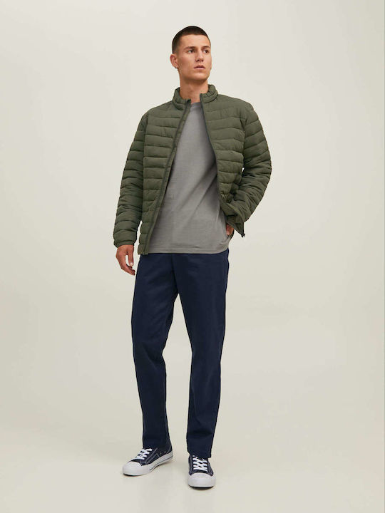 Jack & Jones Ανδρικό Μπουφάν Puffer Λαδί