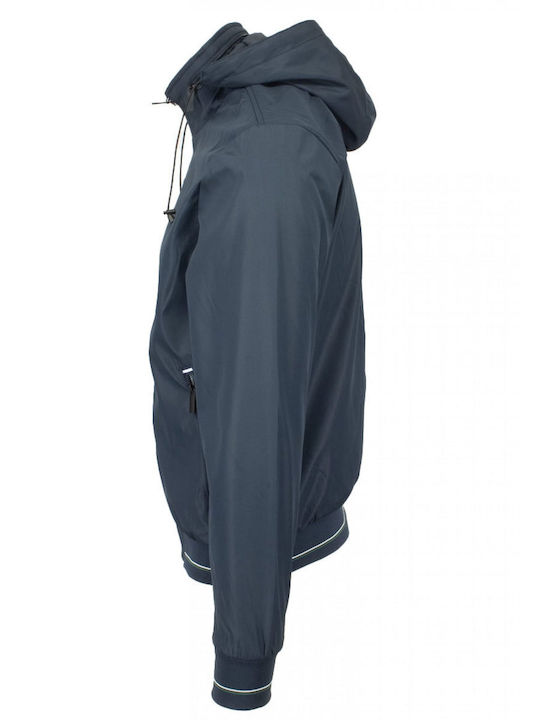 Herren Jacke Lässig Blue