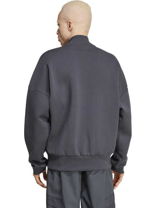 adidas Seasonal Doubleknit Ζακέτα Γκρι