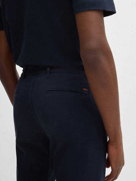 Hose Chino in Schlanker Passform Marineblau