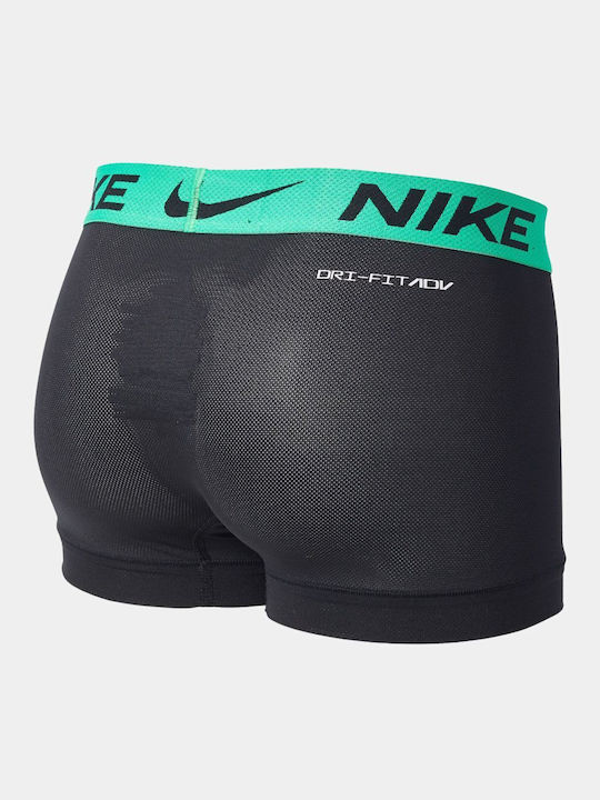 Nike Trunk Ανδρικά Μποξεράκια Μαύρα 3Pack