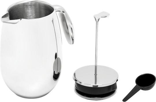 Bodum Columbia Cafetieră cu Filtru Manual din Oțel Inoxidabil Argintie 1lt