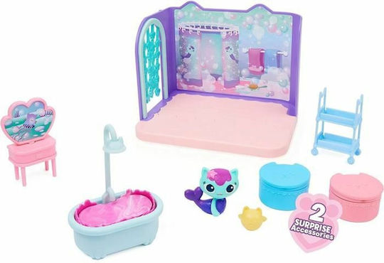 Spin Master Casa de păpuși a lui Gabby Mercat Primp & Pamper Baie pentru 3+ Ani (Diverse Modele)