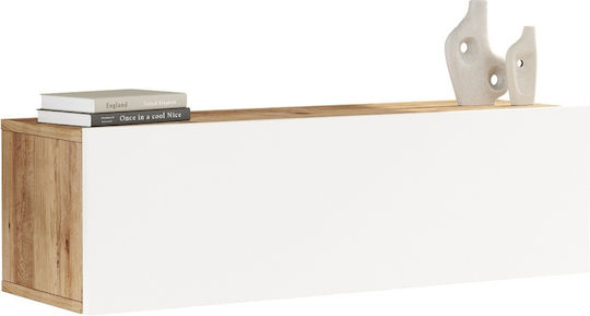 Έπιπλο Τηλεόρασης Inverie Πεύκο/λευκό Μ100xΠ31.6xΥ29.6cm