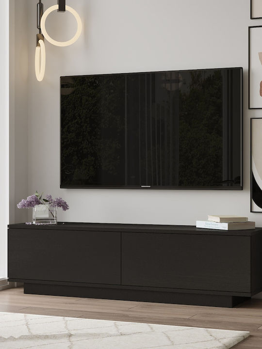 TV-Ständer Brent Schwarz M140xP35.5xH38.2cm