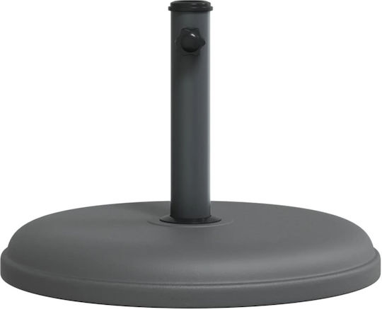 vidaXL Stand de umbrelă din Plastic Gri 32x32cm