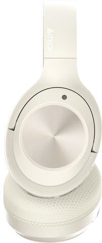 A4Tech BH220 Ασύρματα Bluetooth Over Ear Ακουστικά με 40 ώρες Λειτουργίας Μπεζ