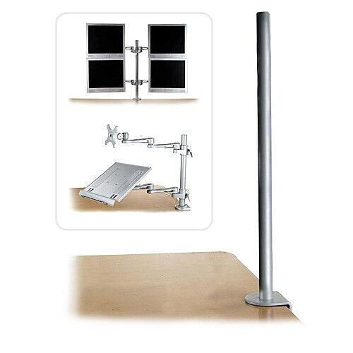 Lindy TischHolder 700mm Stand Desk Mounted for 4 Monitors with Arm