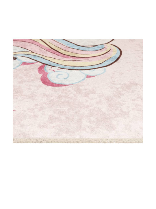 vidaXL Kids Synthetic Rug Unicorn 160x230cm