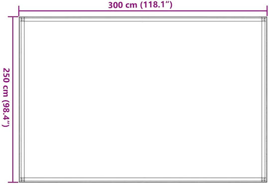Zelt-Sandmatte 250x300 cm HDPE 250 X 300 cm
