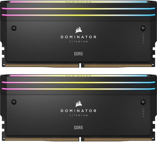 Corsair Dominator Titanium RGB XMP 64GB DDR5 RAM cu 2 module