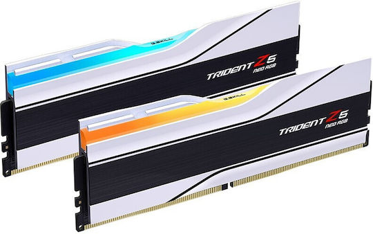 G.Skill Trident Z5 Neo RGB DDR5 32GB RAM με 2x16GB Modules και Ταχύτητα 6400 για Desktop