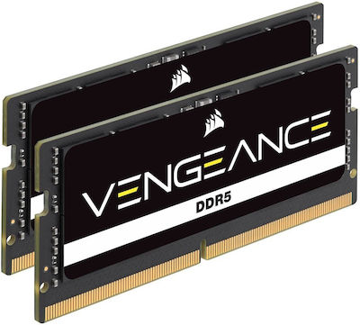 Corsair Vengeance 32GB DDR5 RAM cu 2 module (2x16GB) și Viteză 5600 pentru Laptop