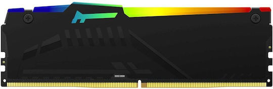Kingston Fury Beast RGB DDR5 με Module 1x32GB και Ταχύτητα 6000 για Desktop