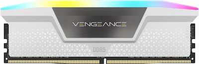 Corsair Vengeance RGB K2 32GB DDR5 RAM με 2 Modules (2x16GB) και Ταχύτητα 5600 για Desktop