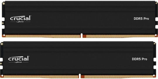 Crucial Pro 48GB DDR5 RAM with 2 Modules (2x24GB) and 6000 Speed for Desktop