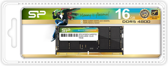 Silicon Power DDR5 με Module 1x16GB και Ταχύτητα 4800 για Laptop