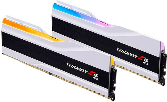 G.Skill Trident Z5 RGB DDR5 32GB RAM με 2x16GB Modules και Ταχύτητα 8000 για Desktop