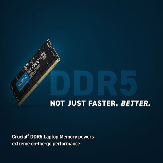 Crucial 24GB DDR5 RAM с Скорост 5600 за Лаптоп