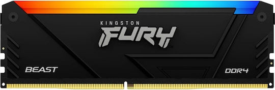 Kingston Fury Beast 16GB DDR4 RAM with 3600 Speed for Desktop