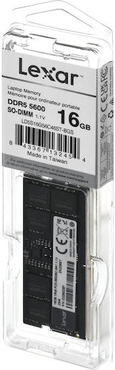 Lexar DDR5 με Module 1x16GB και Ταχύτητα 5600 για Laptop