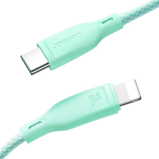Joyroom Multi-Color Series Sa34-cc3 USB 2.0 Cable USB-C Male - USB-C 60W PD Pink 1m