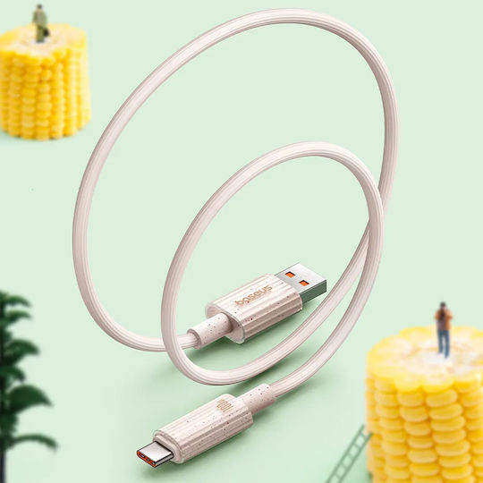 Baseus Series USB 3.0 Cable USB-C male - USB-A 100W PD Ροζ 1m P10360203421-00