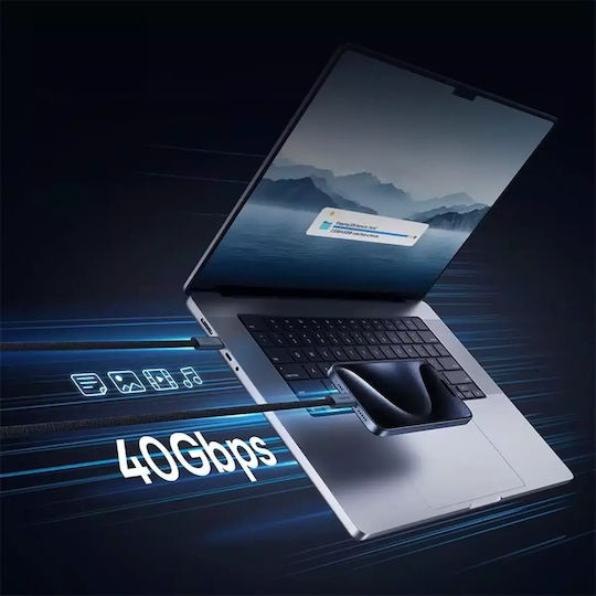 Baseus Flash Series 2 USB 4 Video Cable USB-C Male - USB-C 240W PD Black 1m P10311803111-00