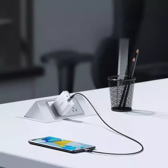 Ugreen Braided USB 2.0 Cable USB-C Male - USB-C 240W PD Gray 1m 15311