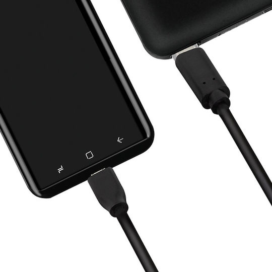 LogiLink USB 2.0 Kabel USB-C männlich - Micro-USB-A Schwarz 0.5m (CU0196)
