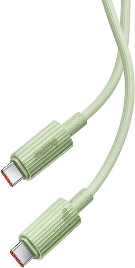 Baseus Series USB 2.0 Кабел USB-C Мъжки - USB-C 100W PD Зелен 2m P10360202631-01