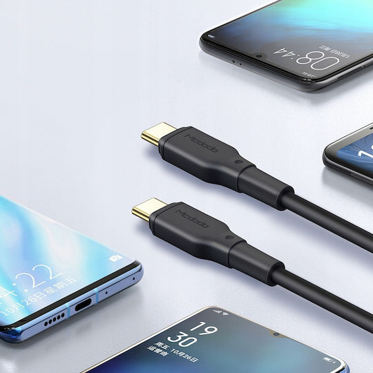 Mcdodo CA-3311 USB 2.0 Cable USB-C male - USB-C 240W PD Μαύρο 2m CA-3311