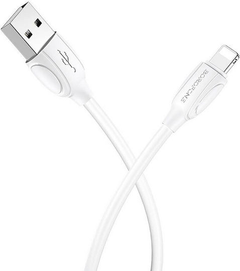 Borofone BX37 USB 2.0 Kabel USB Typ-C männlich - USB-A Weiß 1m