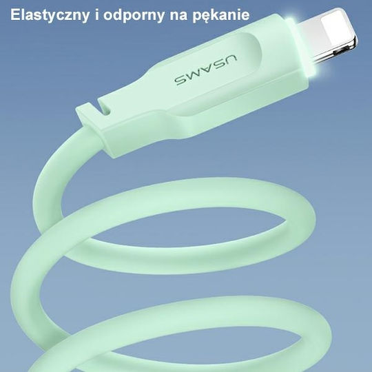 Usams US-SJ565 USB-A zu Lightning Kabel Lila 1.2m (SJ565USB03)