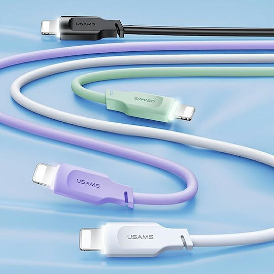 Usams US-SJ565 USB-A zu Lightning Kabel Lila 1.2m (SJ565USB03)