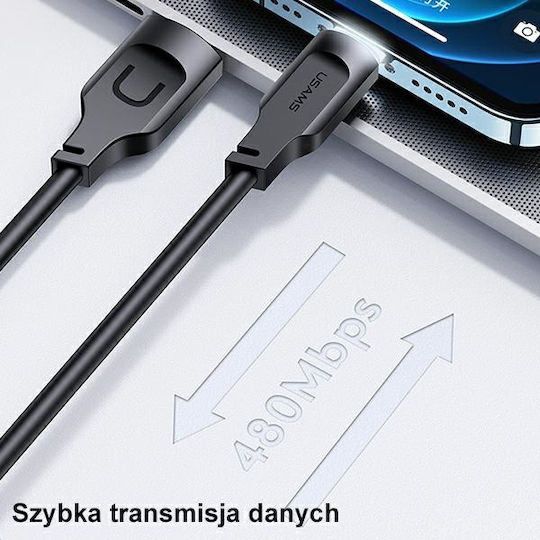 Usams US-SJ565 USB-A zu Lightning Kabel Lila 1.2m (SJ565USB03)