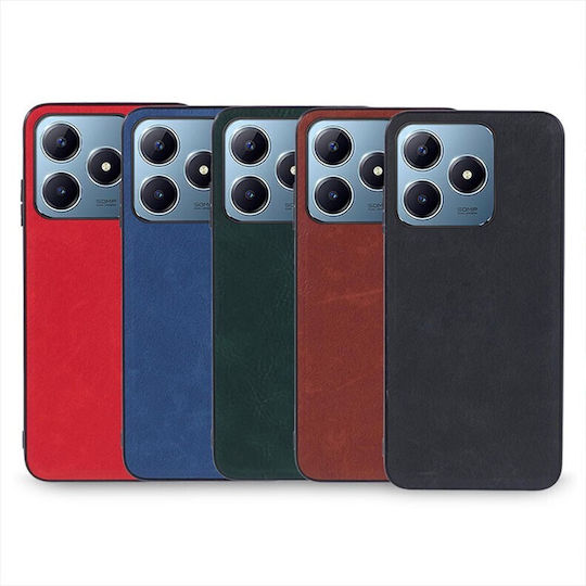 Coated Back Cover Δερμάτινο / Πλαστικό Κόκκινο (Realme C61)