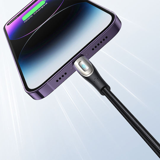 Joyroom Braided USB-A to Lightning Cable 18W Μαύρο 1.2m SA31-AL3