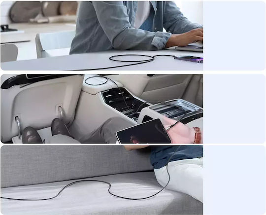 Joyroom Braided USB-A to Lightning Cable 18W Μαύρο 1.2m SA31-AL3