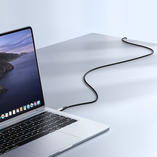 Joyroom Braided USB-A to Lightning Cable 18W Μαύρο 1.2m SA31-AL3