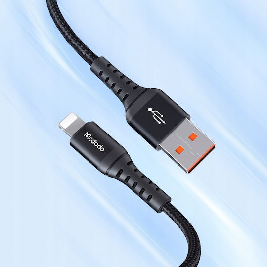 Mcdodo Braided USB-A to Lightning Cable 18W Μαύρο 3m (CA-2263)