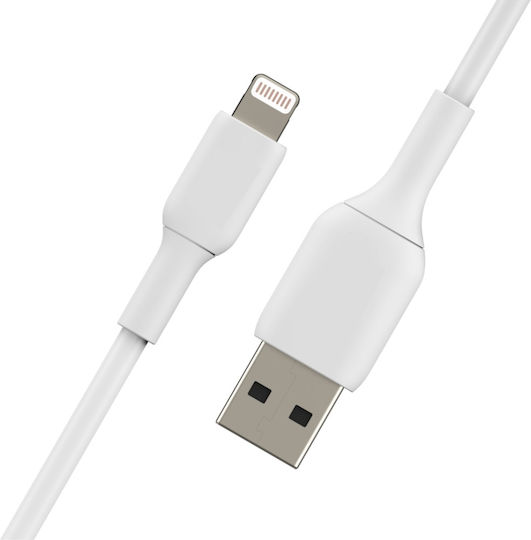 AGC CA-8712 USB-A to Lightning Cable Λευκό 1.5m (30502135)
