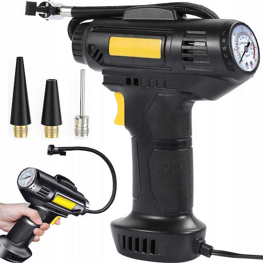 Τρόμπα Αυτοκινήτου 145PSI με Καλώδιο Αναπτήρα 12V