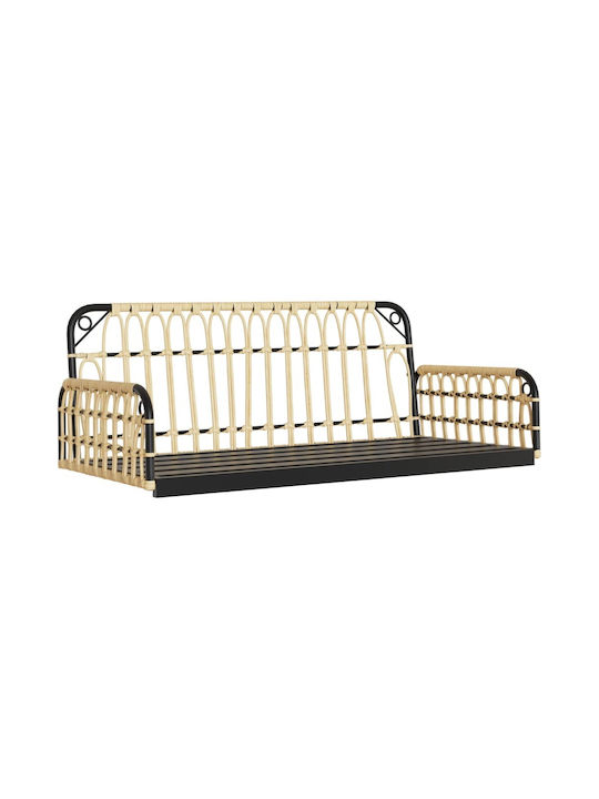 Rattan Swing Beige L105xW58xH38cm