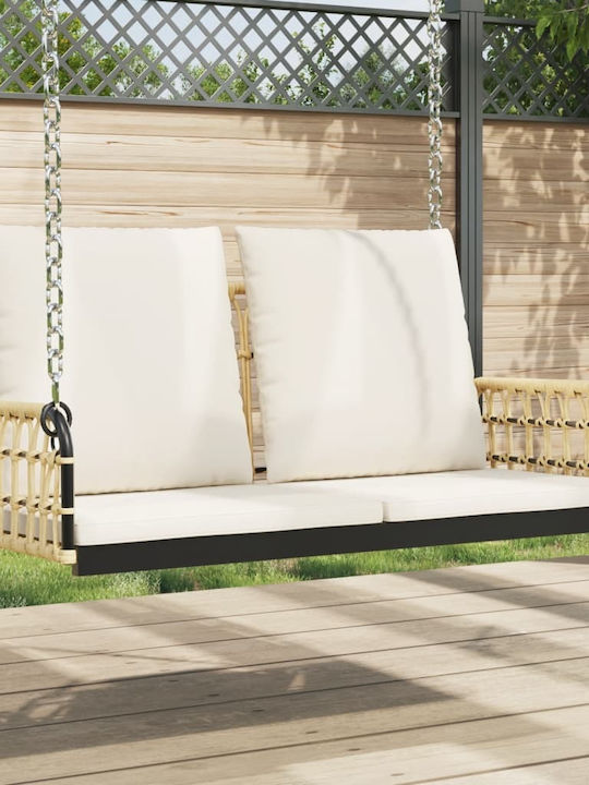 Rattan Swing Beige L105xW58xH38cm