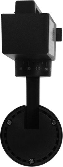 GloboStar Monos LED Alb Cald Spot în Culoare Negru