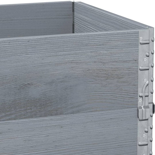 vidaXL Pallet Collar 100cmx50cmx60.5cm 3pcs
