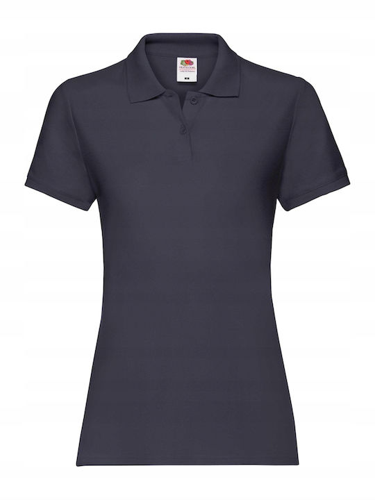 Fruit of the Loom Γυναικείο Διαφημιστικό T-shirt Κοντομάνικο Deep Navy